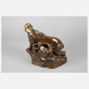 Friedrich Gornik, kämpfende Tiger