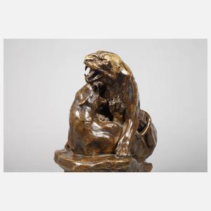 Friedrich Gornik, kämpfende Tiger