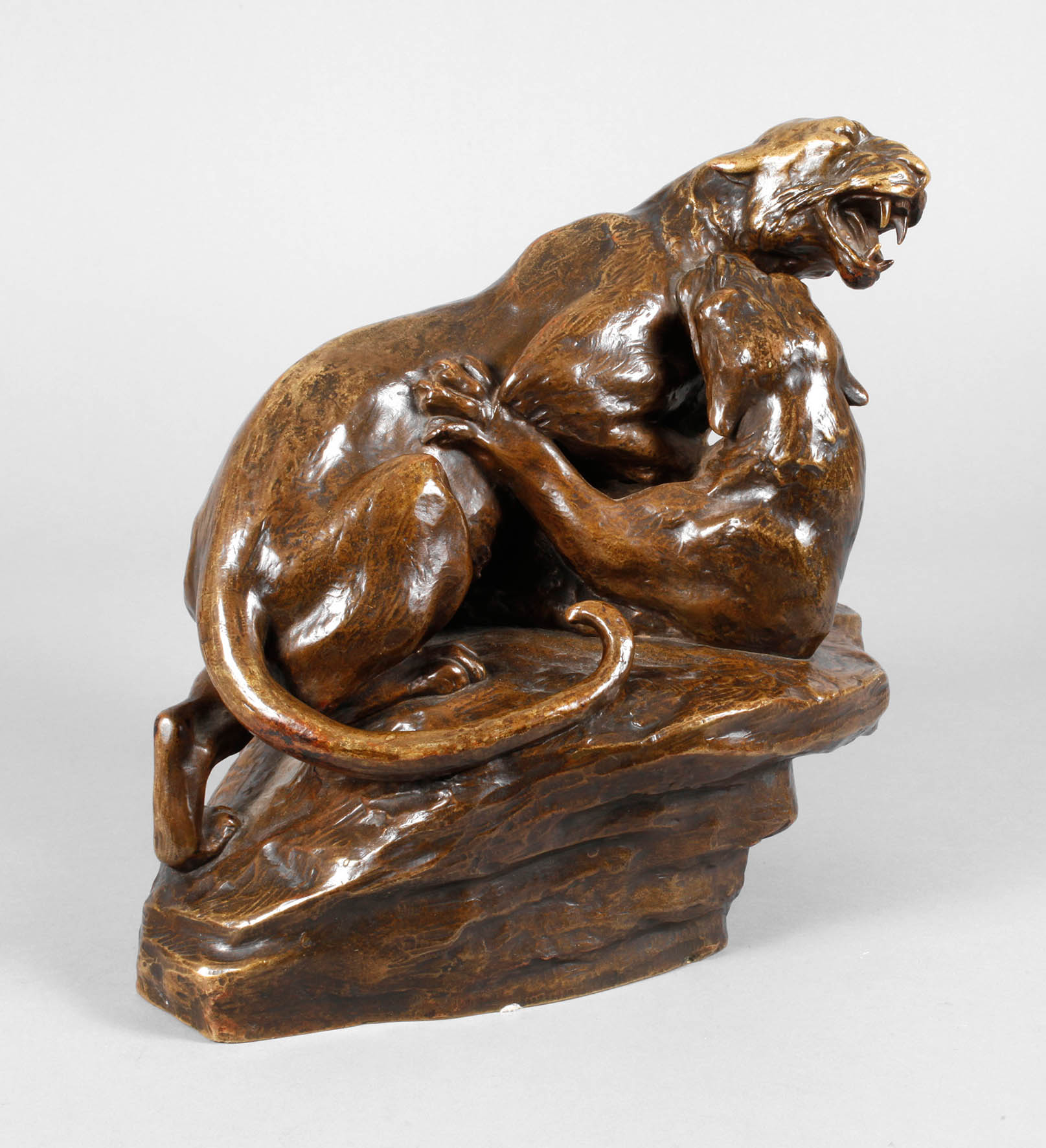 Friedrich Gornik, kämpfende Tiger