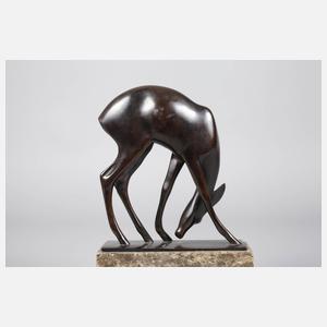 Fritz von Graevenitz, äsendes Reh