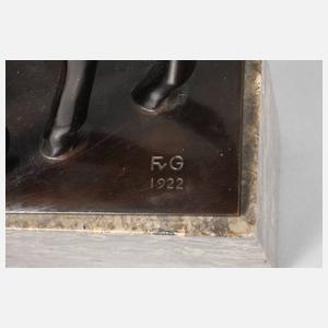 Fritz von Graevenitz, äsendes Reh