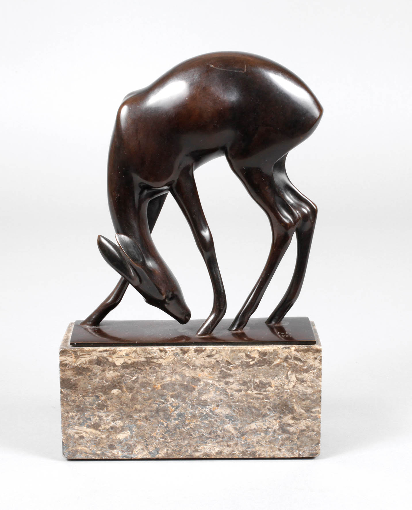 Fritz von Graevenitz, äsendes Reh