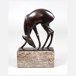 Fritz von Graevenitz, äsendes Reh