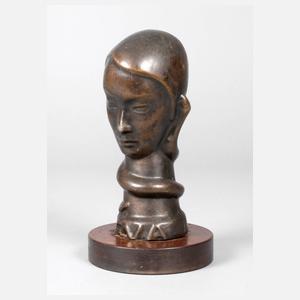 Büste der Eva mit der Schlange