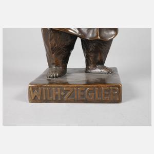 Peter Weck, Bär mit Wappen