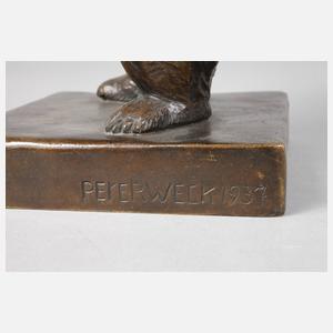 Peter Weck, Bär mit Wappen