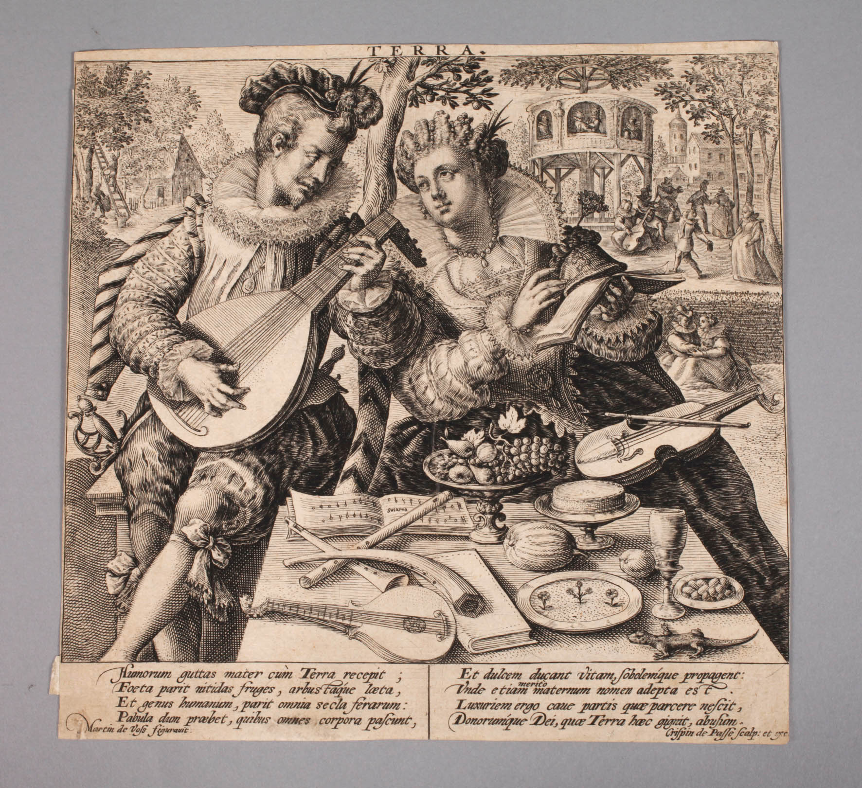 Crispijn de Passe, nach Marten de Vos, ”Terra”