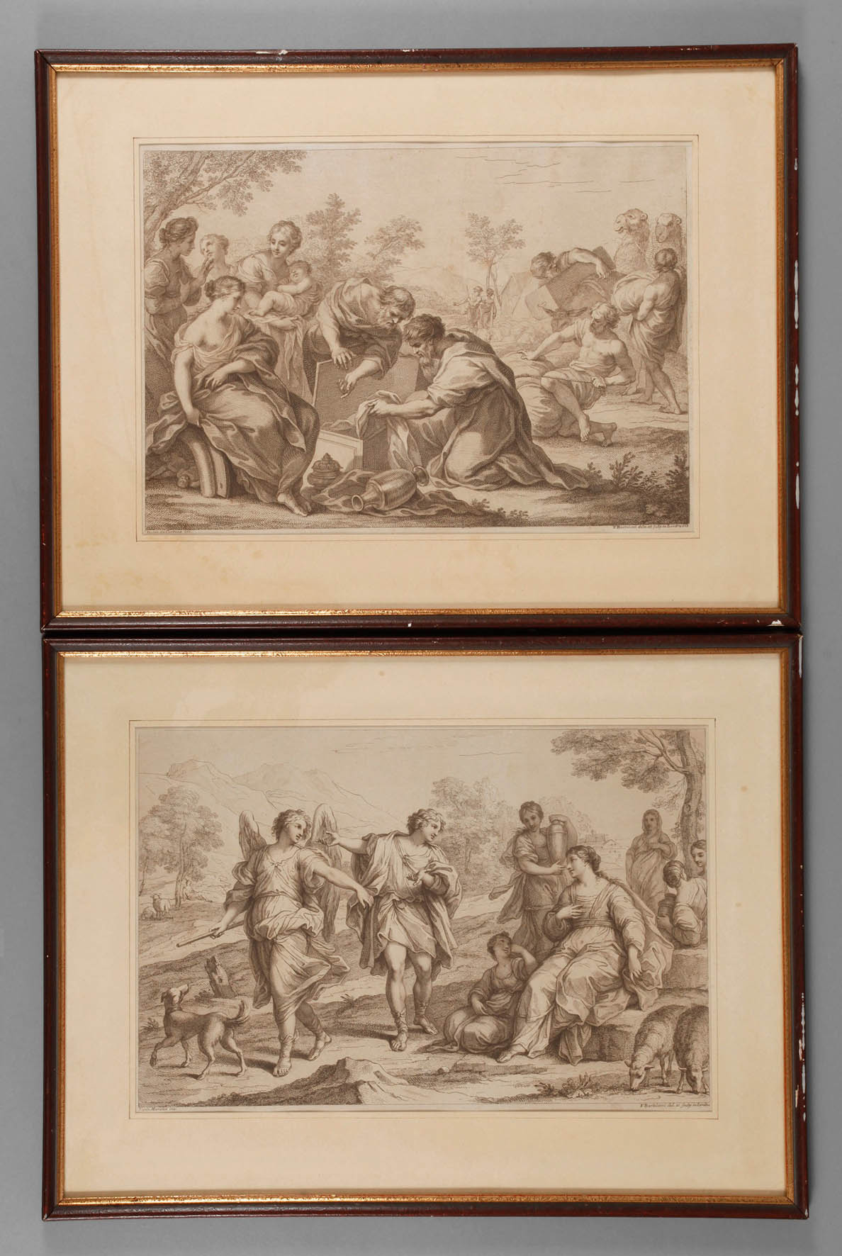 Francesco Bartolozzi, Paar Kupferstiche