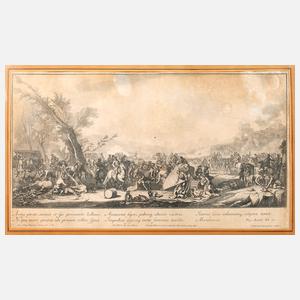 Johann Jakob Kleinschmidt, nach Georg Philipp Rugendas d. ?. ?Soldaten im Lagerg