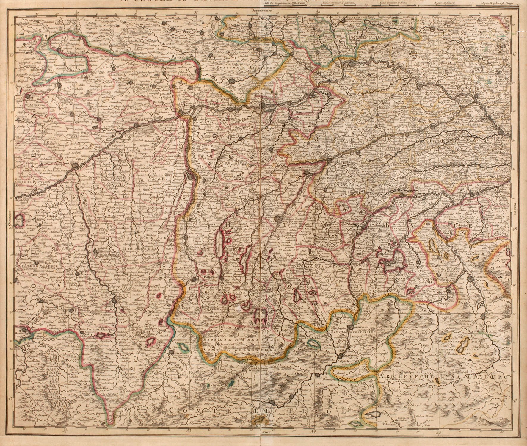 Nicolas Sanson, Karte Bayern