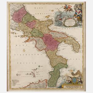 Johann Baptist Homann, Karte S?ditalien