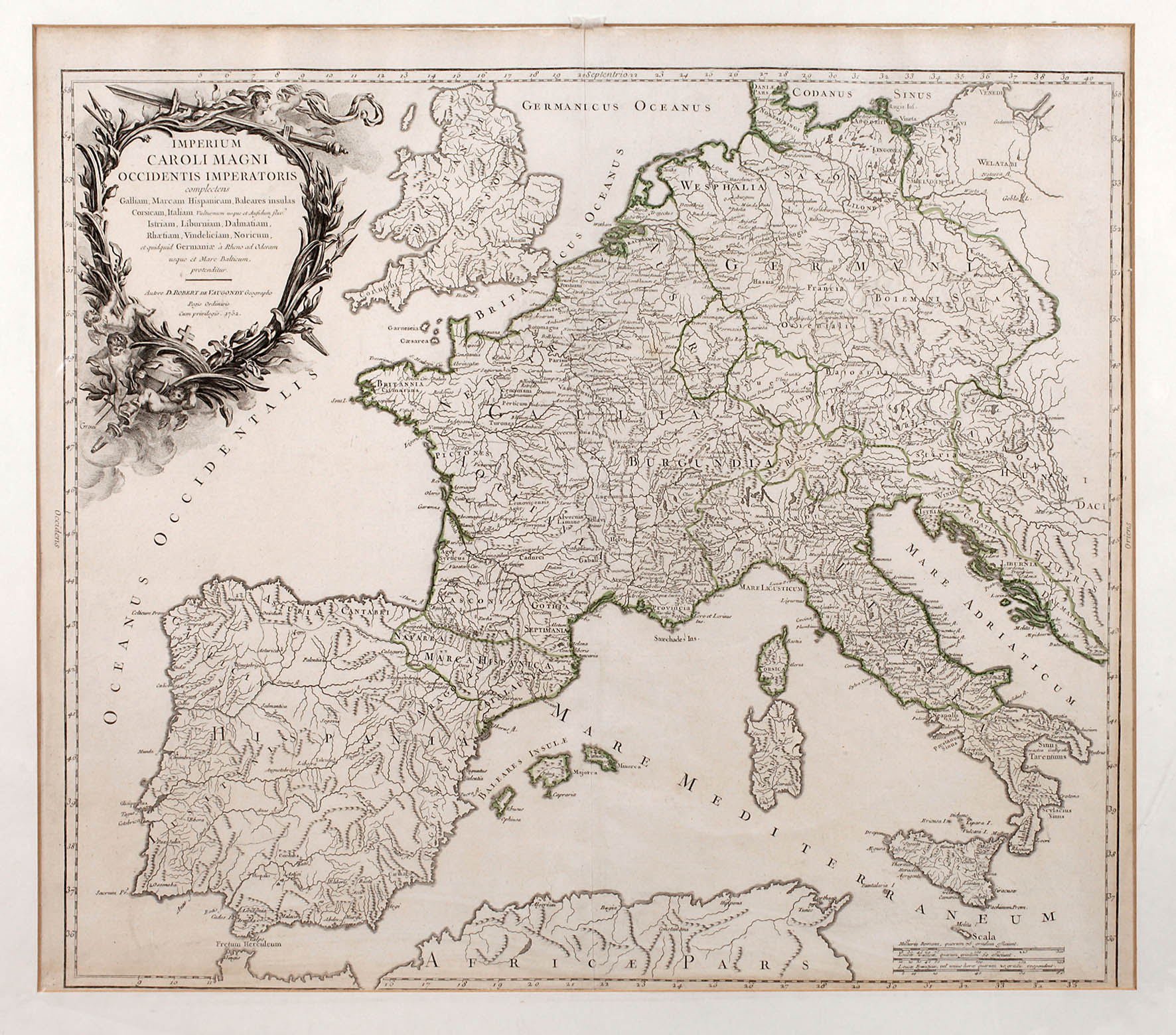 Didier Robert de Vaugondy, Europakarte 1752