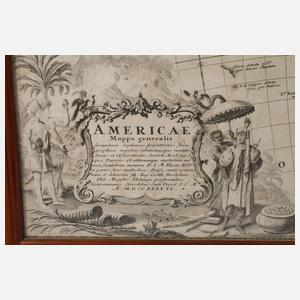 Homanns Erben, Karte Amerika