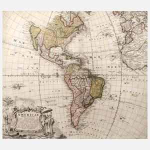 Homanns Erben, Karte Amerika