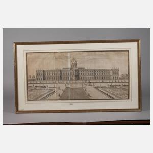 Johann Matth?us Merian, Ansicht Schloss Charlottenburg nach G?the