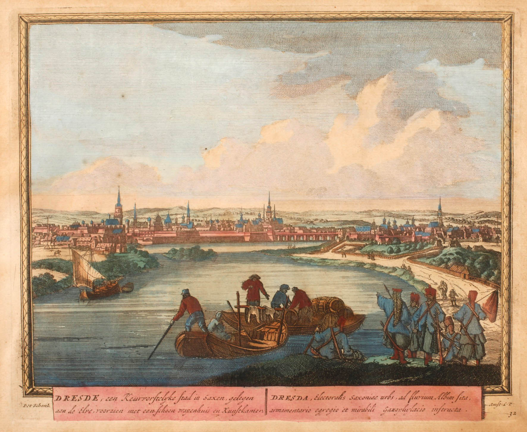 Peter Schenk, d. J., Ansicht Dresden