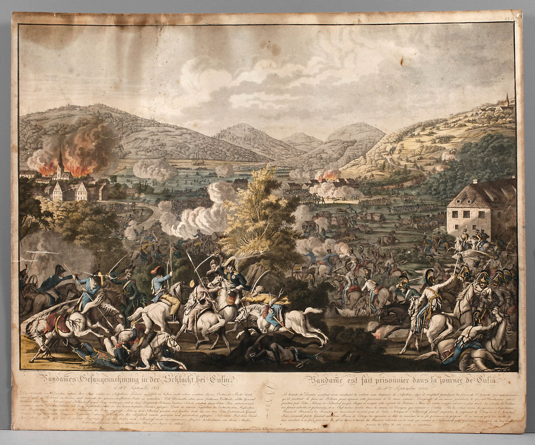Johann Lorenz Rugendas d. J. ”Vandammes Gefangennahme in der Schlacht bei Culm”