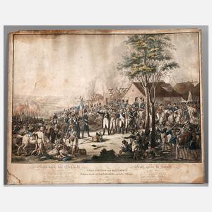 Johann Lorenz Rugendas d. J. ”Wellingtons und Bl?chers Zusammenkunft auf dem Schlachtfelde von belle Alliance 1815”