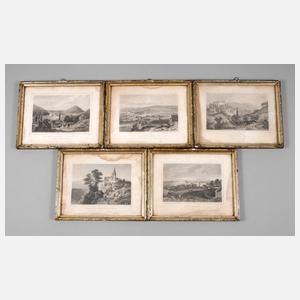 F?nf Stadtansichten Harz