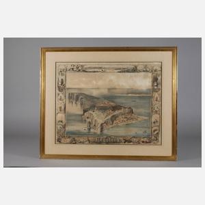 Wilhelm Heuer, Souvenierblatt ”Helgoland”