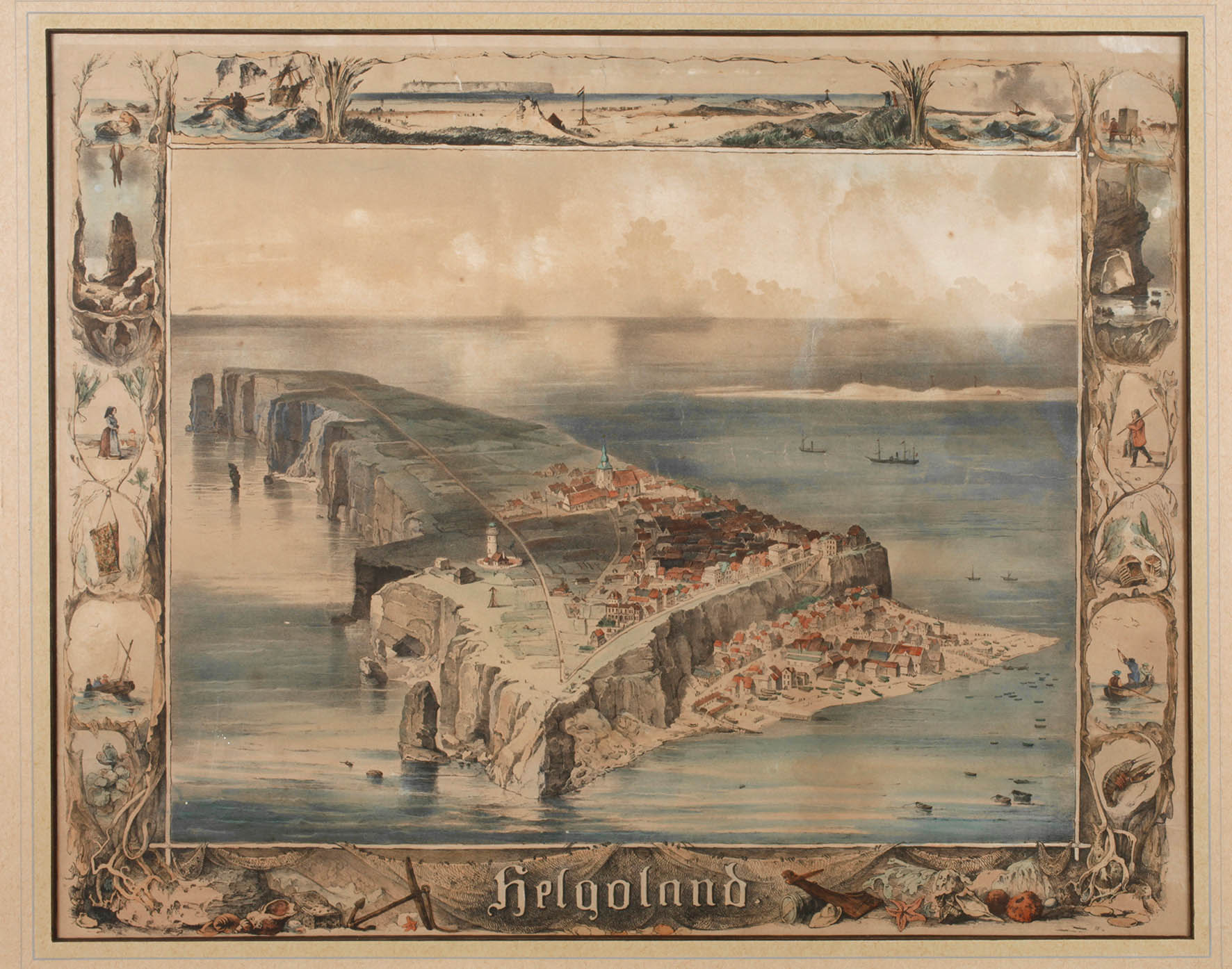 Wilhelm Heuer, Souvenierblatt ”Helgoland”