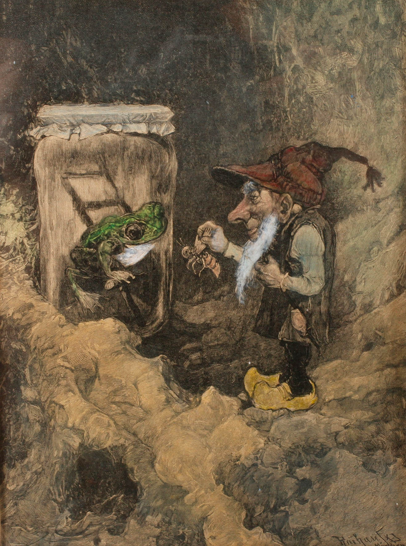 Frühauf, nach Heinrich Schlitt, ”Ein fetter Bissen”