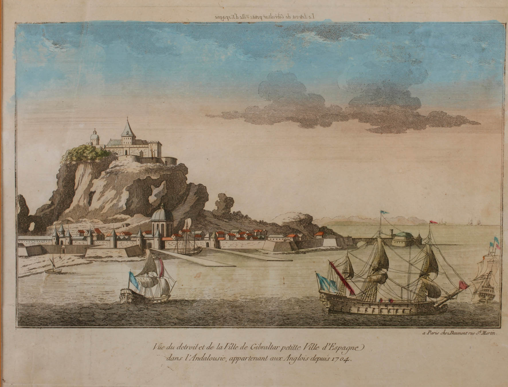 Guckkastenblatt ”Gibraltar”