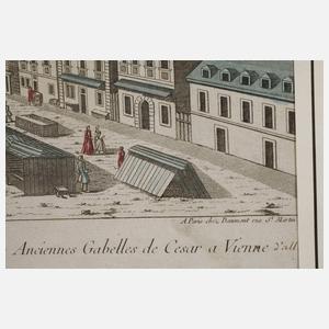 Guckkastenblatt Rotenturmstraße in Wien