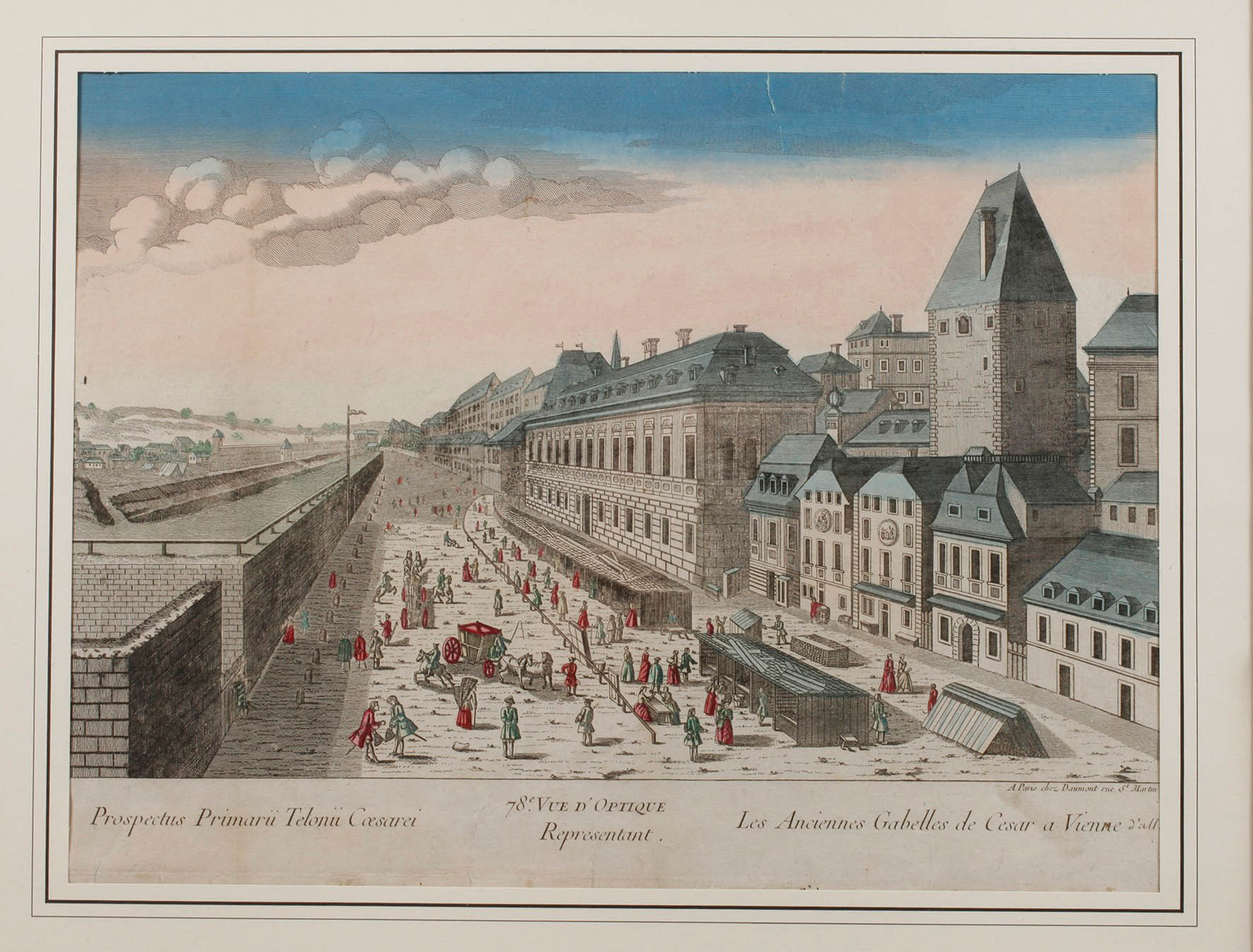 Guckkastenblatt Rotenturmstraße in Wien