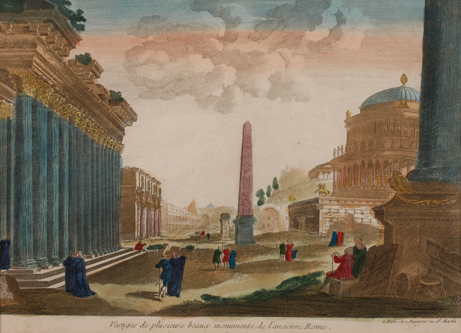 Guckkastenblatt antikes Rom