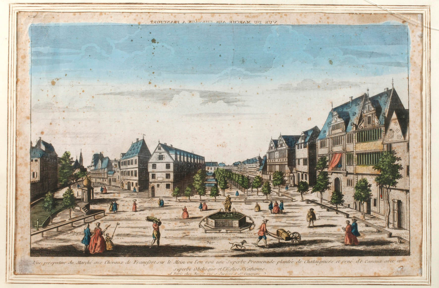 Basset, Guckkastenblatt Frankfurt am Main