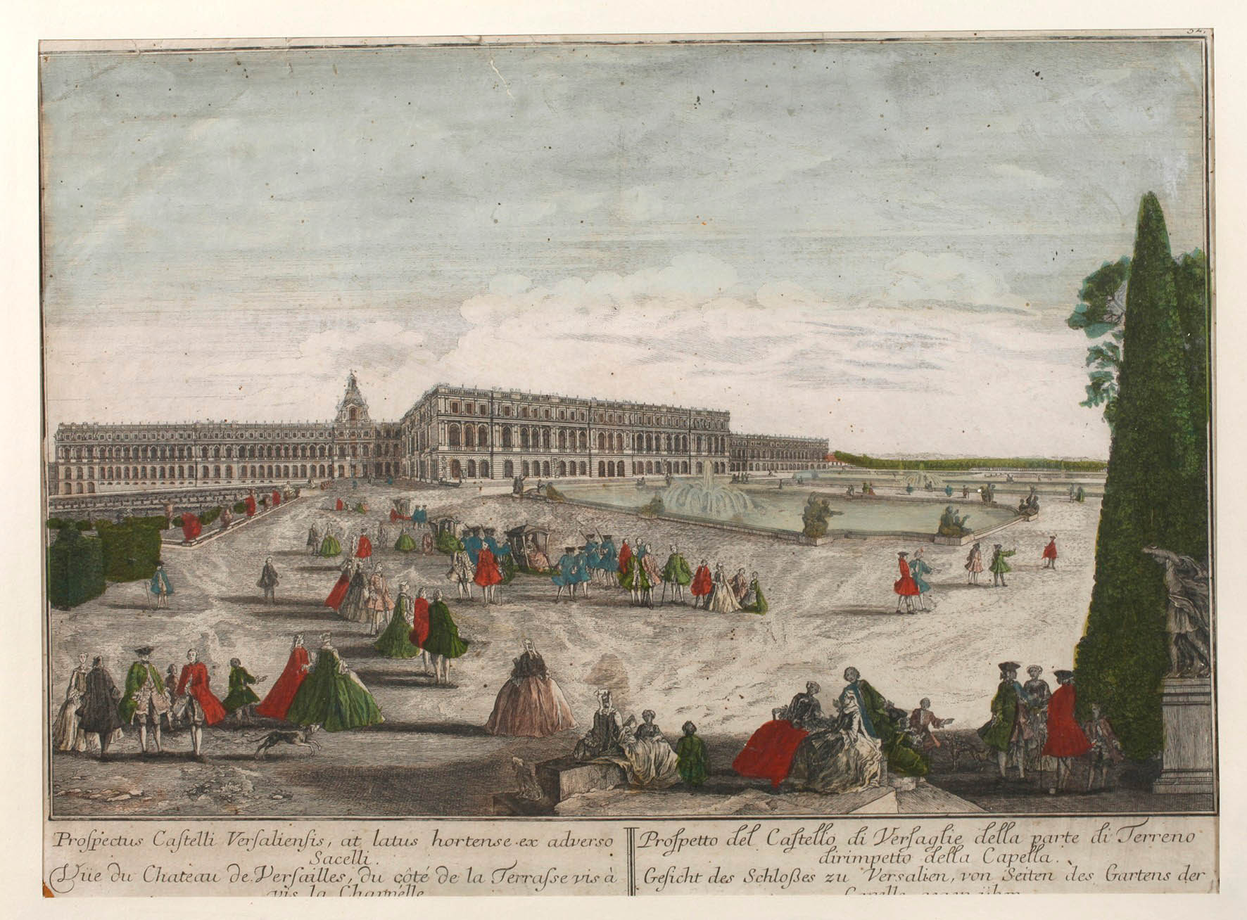 Guckkastenblatt Versailles