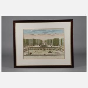 Guckkastenblatt, Wasserspiele in Versailles