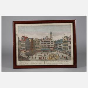 Georg Balthasar Probst, Guckkastenblatt Frankfurt am Main