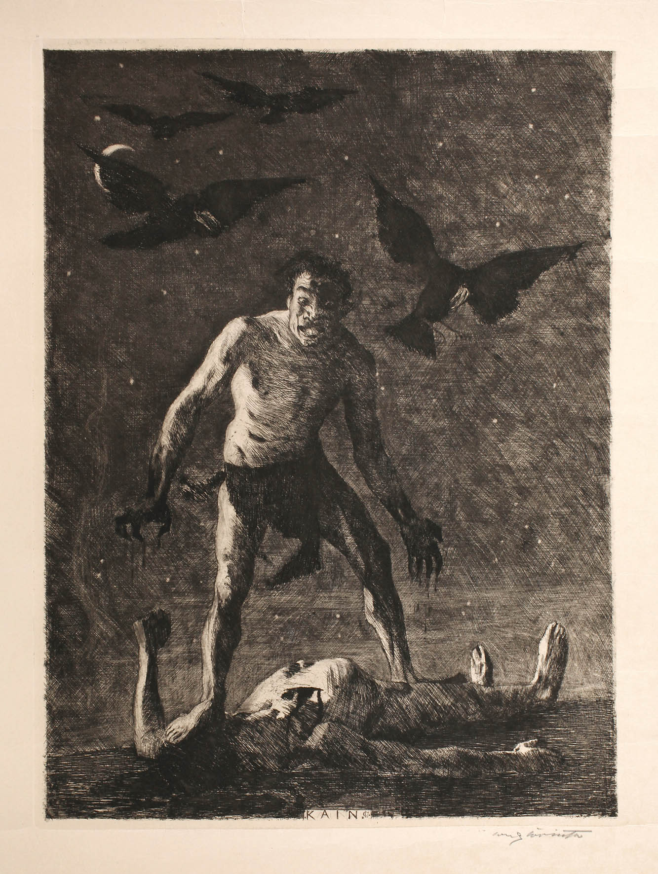 Prof. Lovis Corinth, ”Kain”