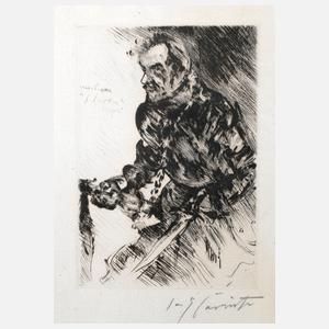 Prof. Lovis Corinth, ”Rudolf Rittner als Florian Geyer”