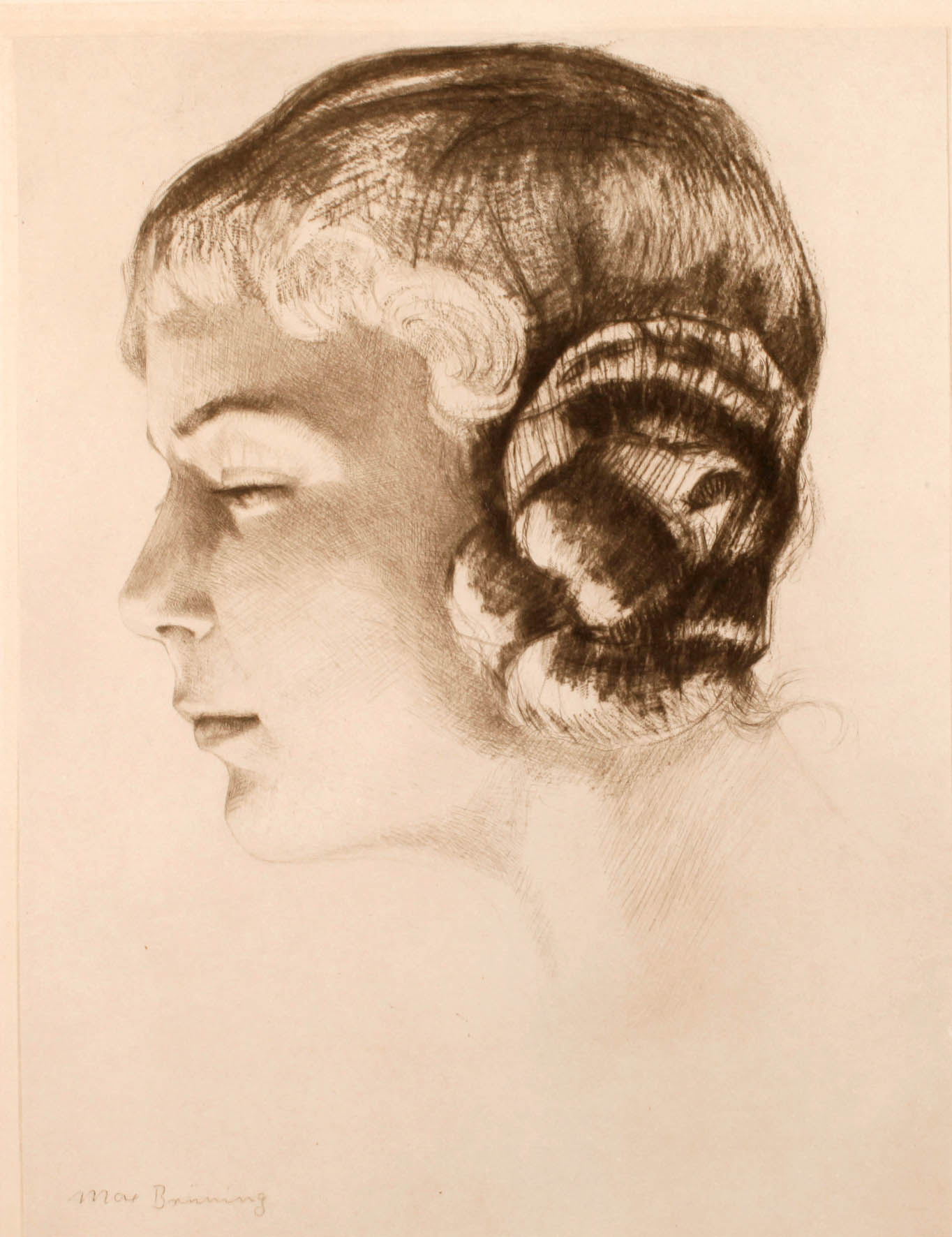 Max Br?ning, Damenportrait