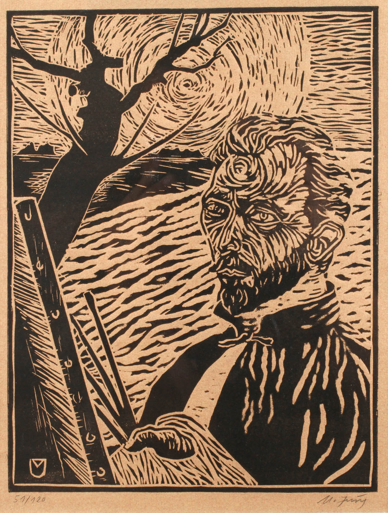 Jung, Van Gogh an der Staffelei