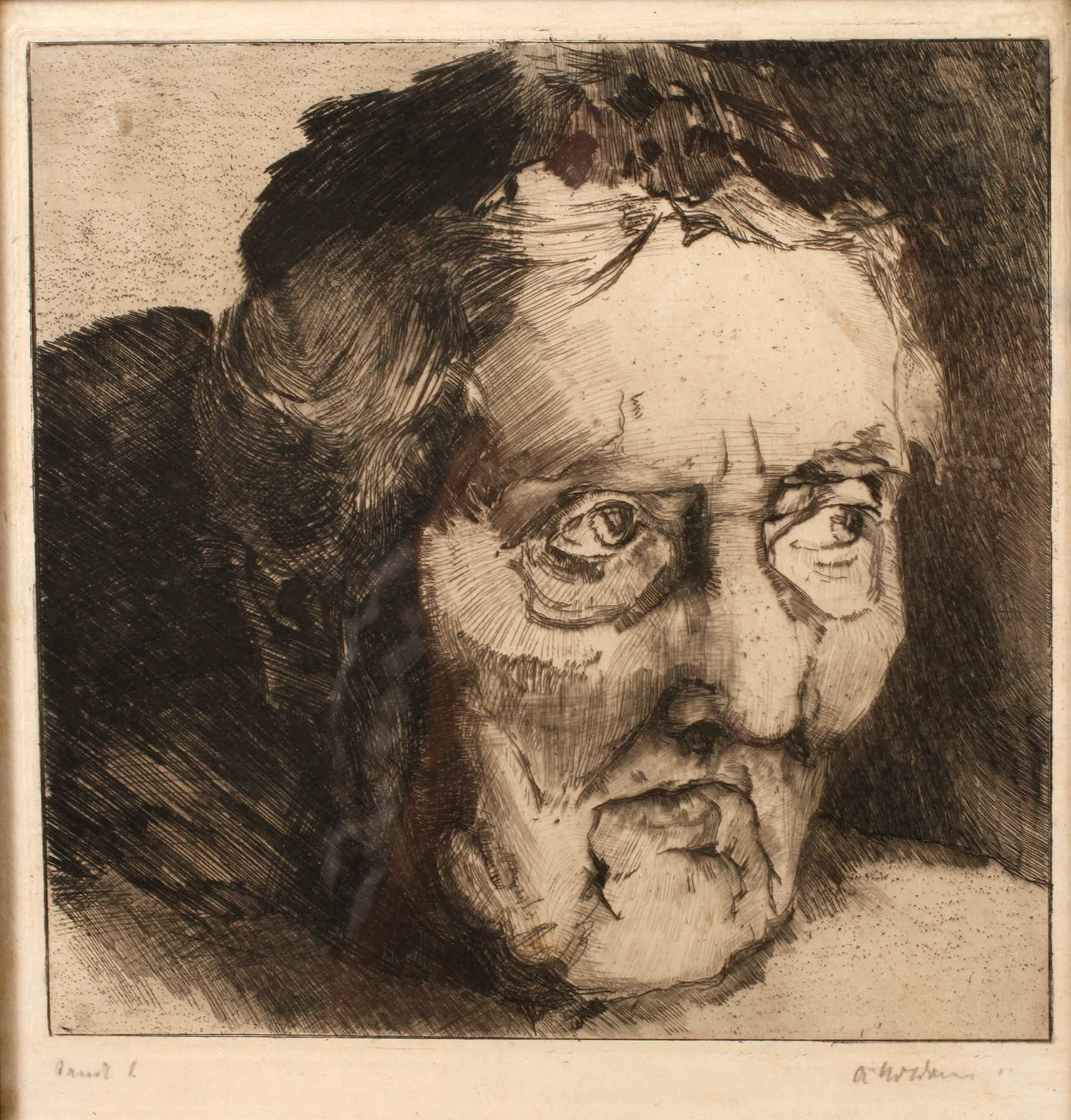 Sven August Nodan, Portrait der Gro?mutter