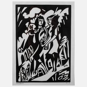 Prof. Carlo Mense, Freundinnen im Park