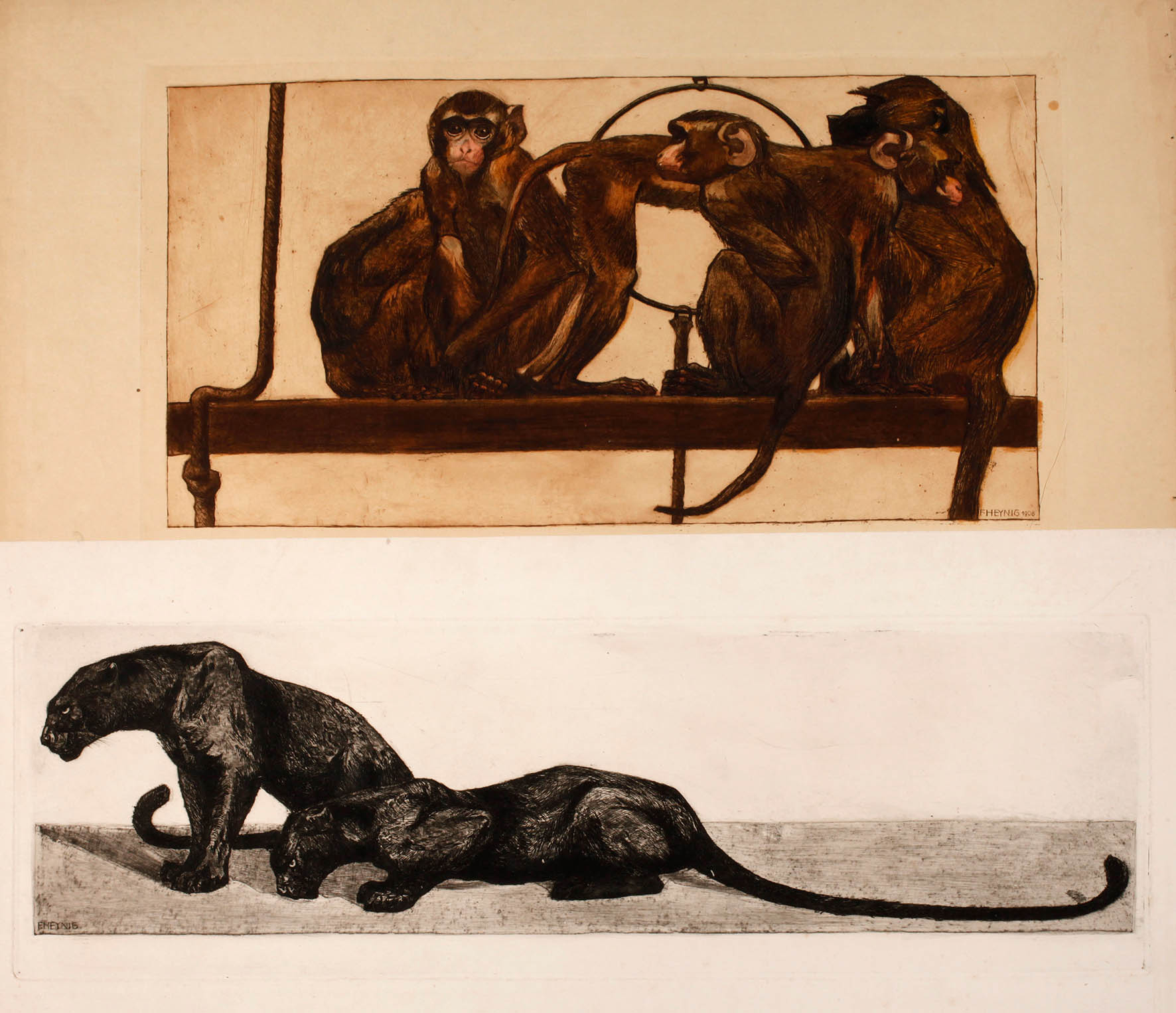 Felix Heynig, Paar Tierdarstellungen