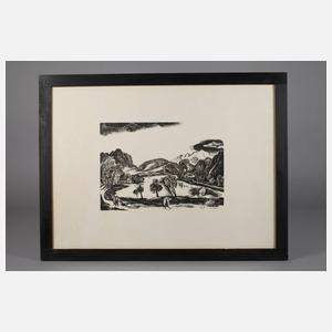 Gustav Schaffer, Gebirgssee