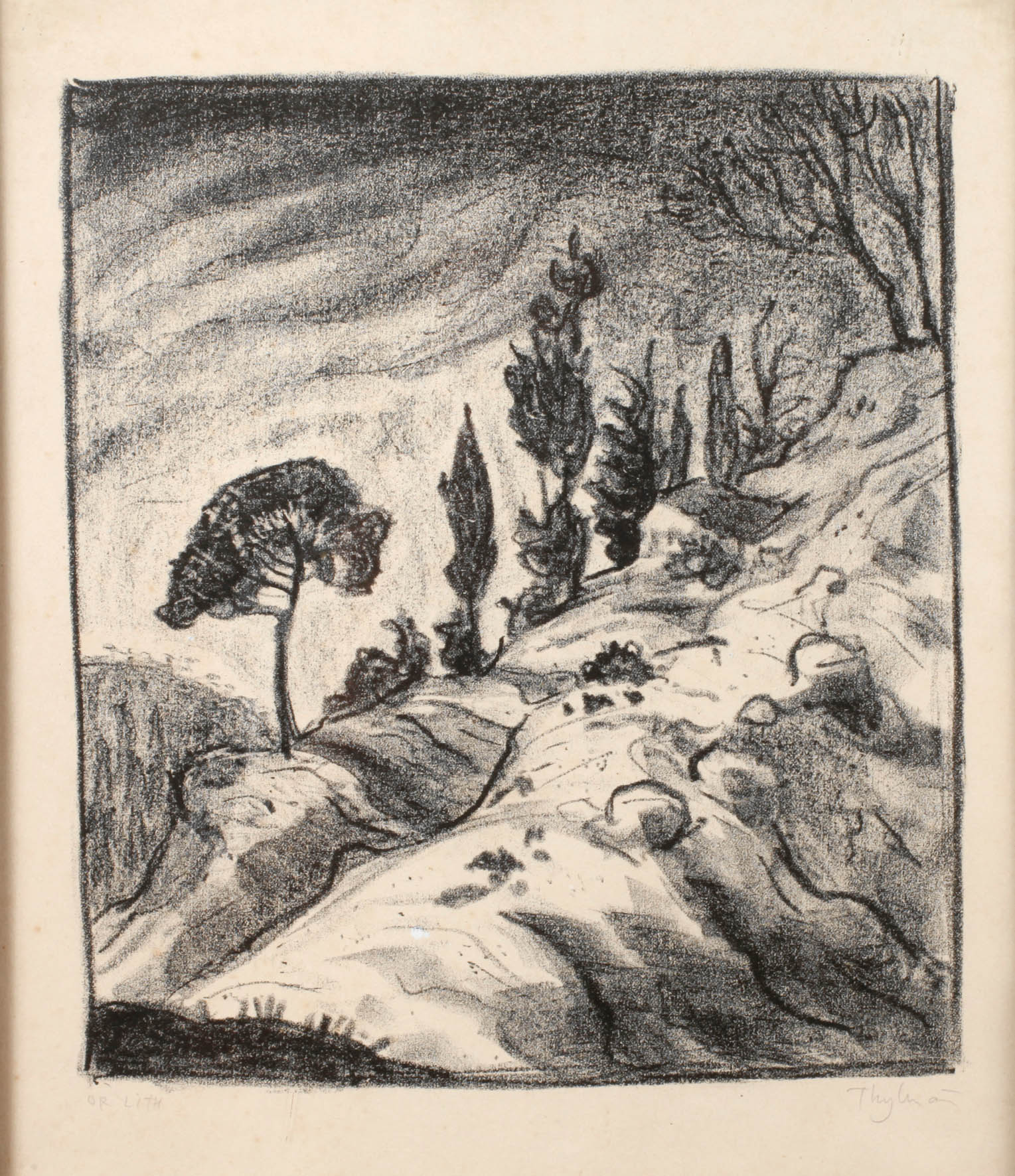 Karl Thylmann, Am Berghang