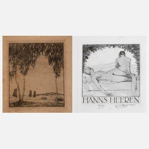 Gerhard Wedepohl, ”Im Moor” und Exlibris