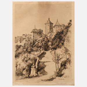 Bernard Schumacher, ”Das Kobollzeller Thor in Rothenburg o. T.”