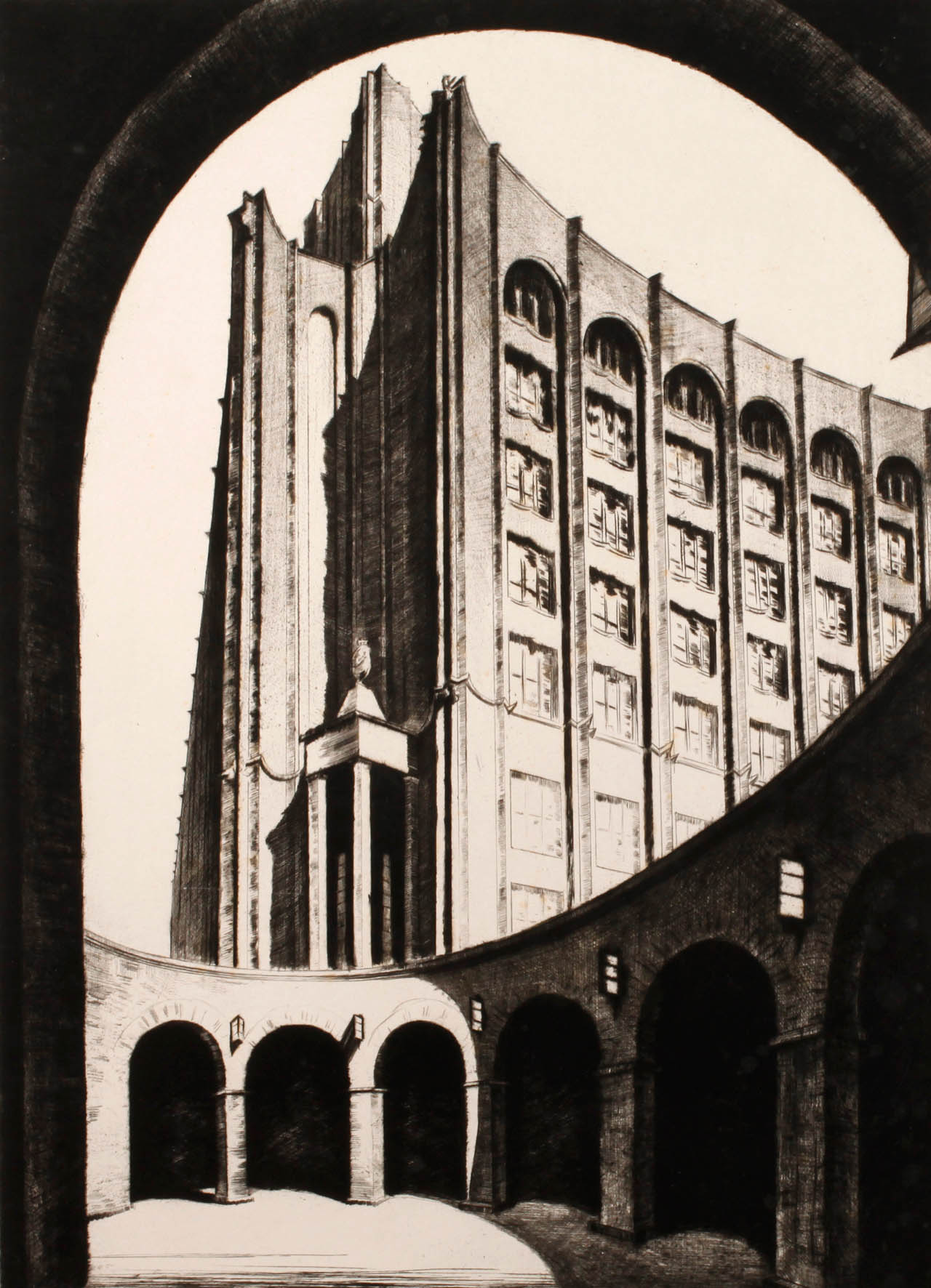 Georg Fritz, Druckereigeb?ude Ullsteinverlag in Berlin