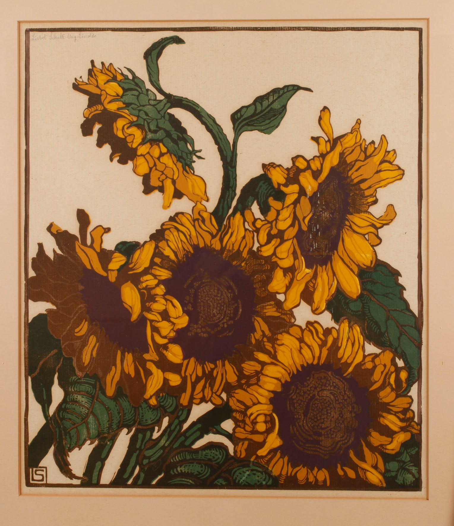 Lisbet Schultz,Sonnenblumen
