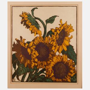 Lisbet Schultz,Sonnenblumen