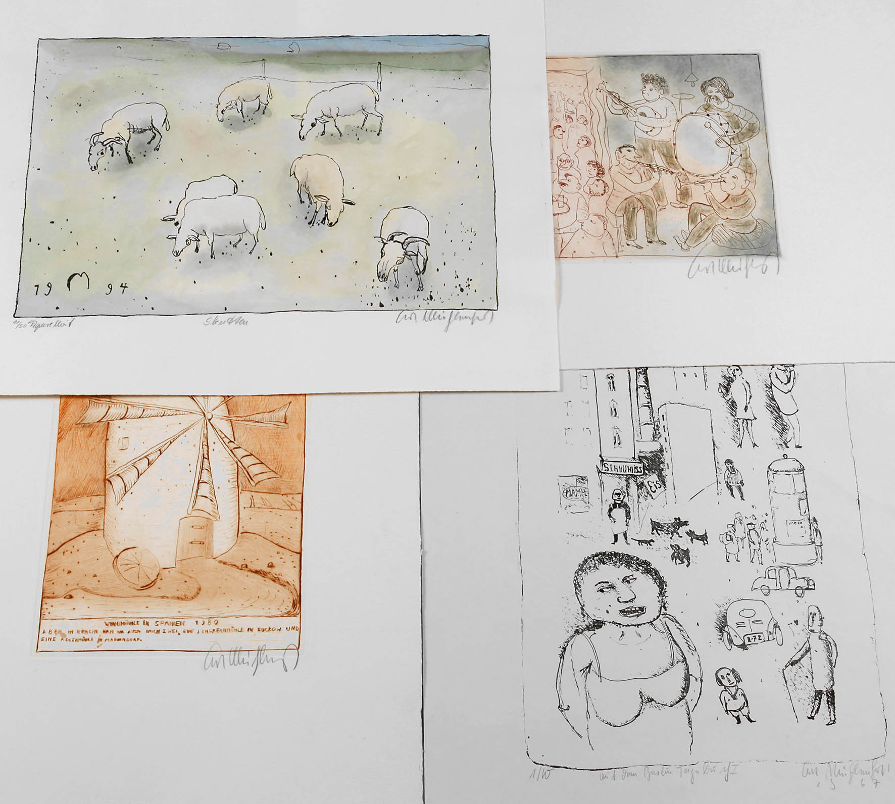 Kurt M?hlenhaupt, Konvolut Grafik