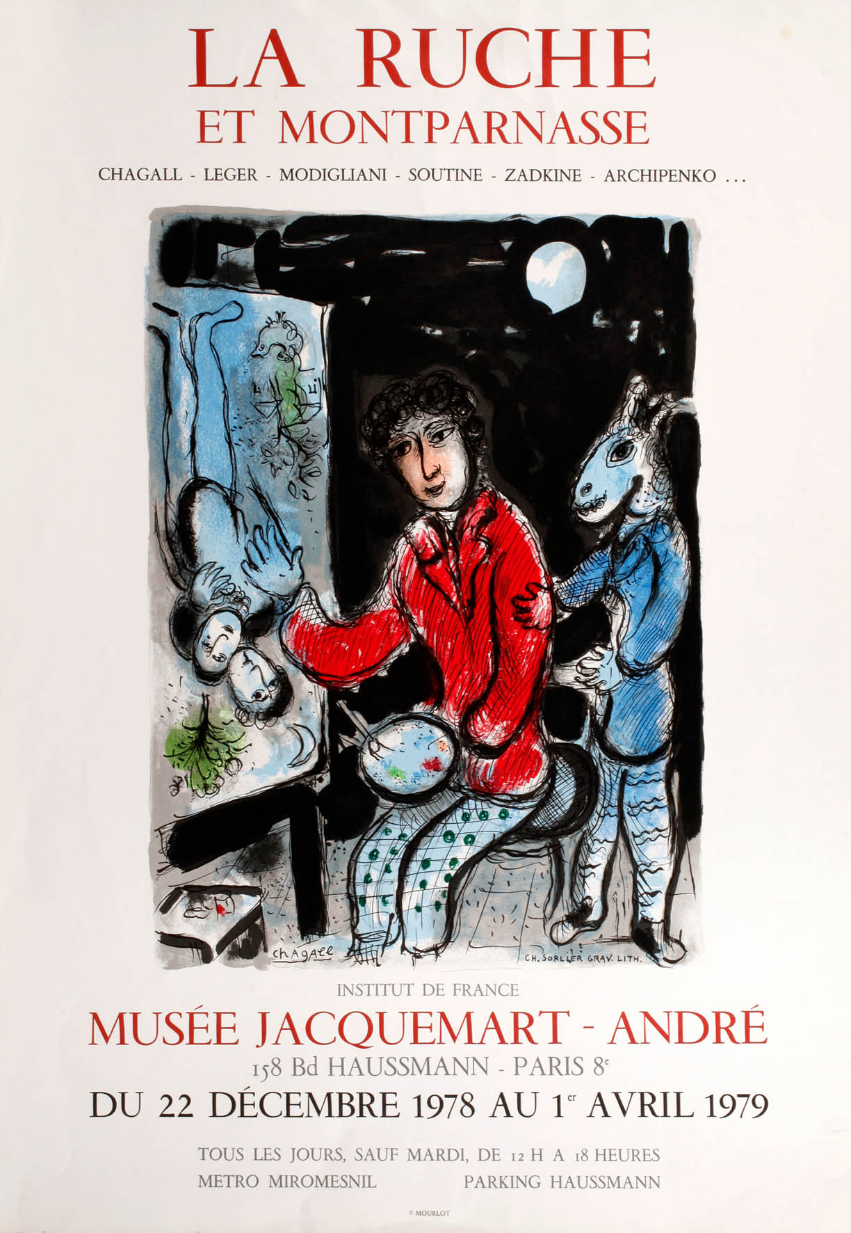 Charles Sorlier, Ausstellungsplakat nach Marc Chagall